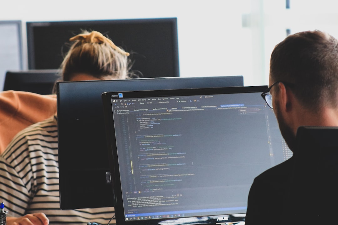 Developer reviewing legacy code before retiring it in production